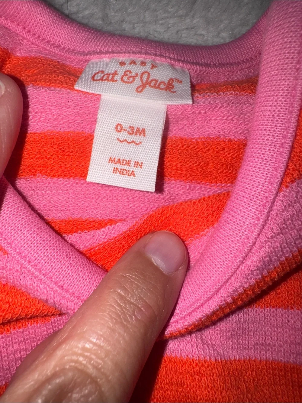 Target Pink and Coral Striped Kids Matching Set